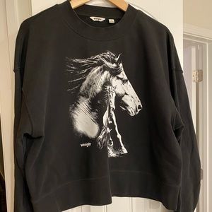 Wrangler horse sweatshirt